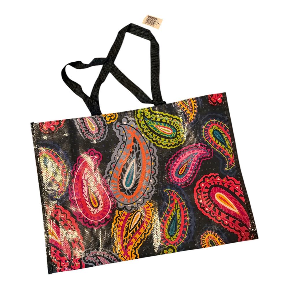 Vera Bradley Twilight Paisley Market Tote Reusable NWT